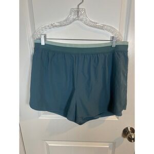 Tek Gear Womens Athletic Shorts Teal Elastic Waistband Size XXL